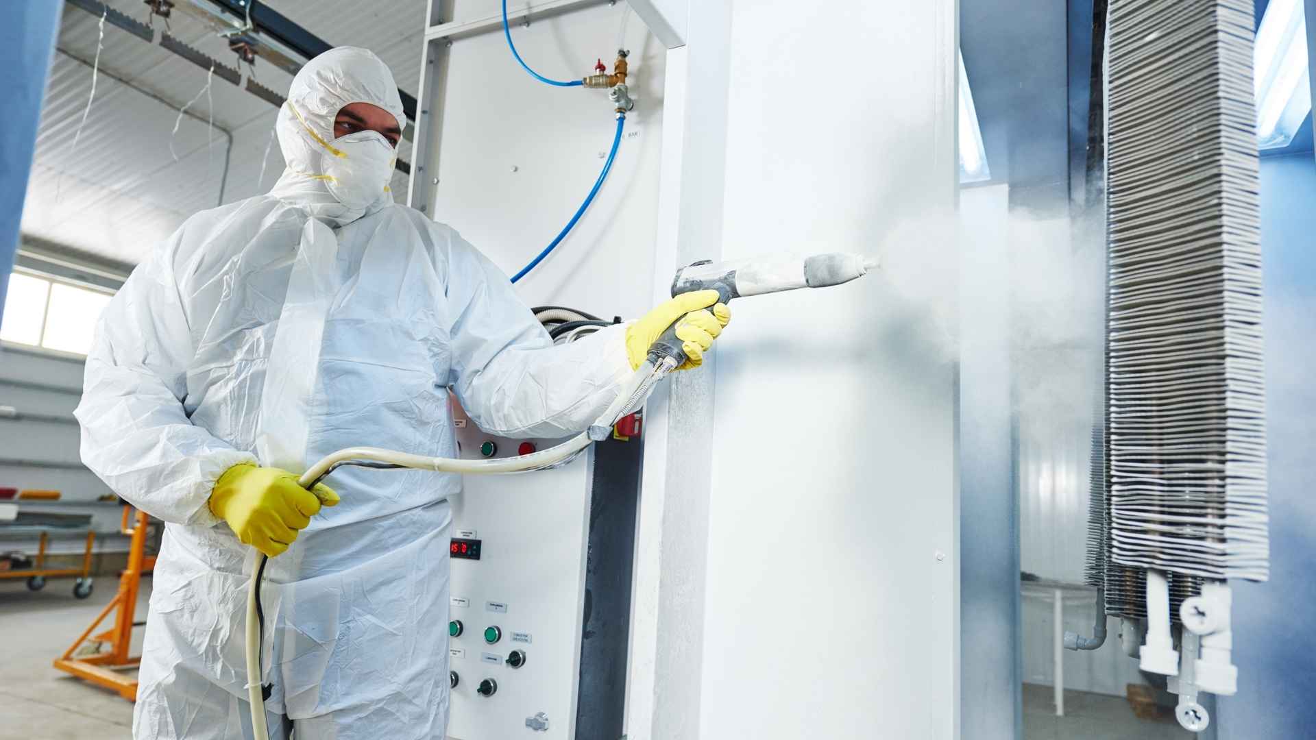 powder coater and anodizing materials